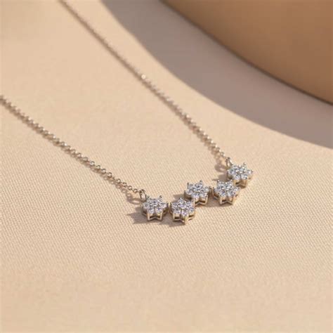 Buy Silver Floral Serenade Necklace Online | Zalkari