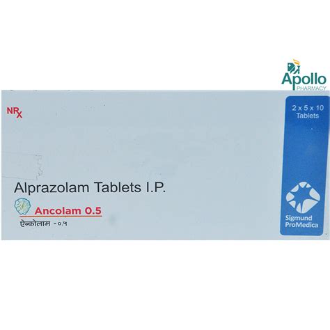 Ancolam 0.5 Tablet | Uses, Side Effects, Price | Apollo Pharmacy