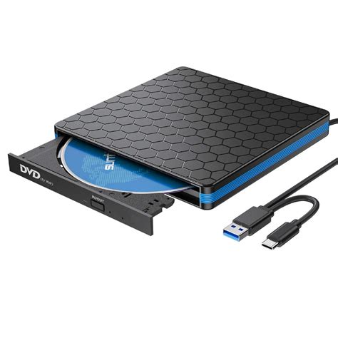 Buy OmotonExternal CD DVD Drive - Portable External DVD Burner And ...