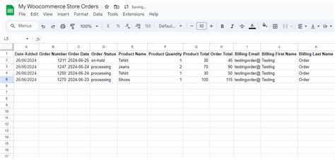 Exporting WooCommerce Orders to Google Sheets in Quick steps
