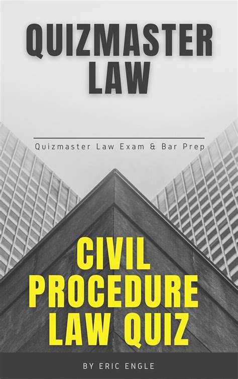 Civil Procedure Law Flashcards Quiz Questions (Quizmaster Law Flash ...