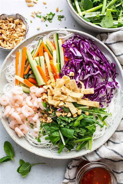 Spring Roll Salad - Fit Foodie Finds