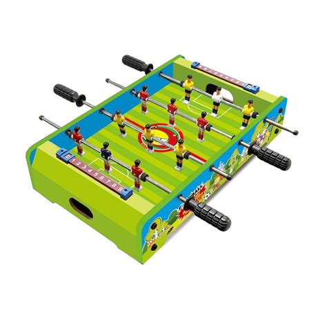 Toyshine Mid-Sized Foosball, Mini Football, Table Soccer Game, 4 Rods ...