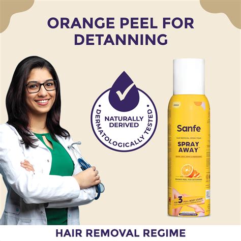 Spray Away Hair Removal Spray - 200ml (Pack of 2) – Sanfe