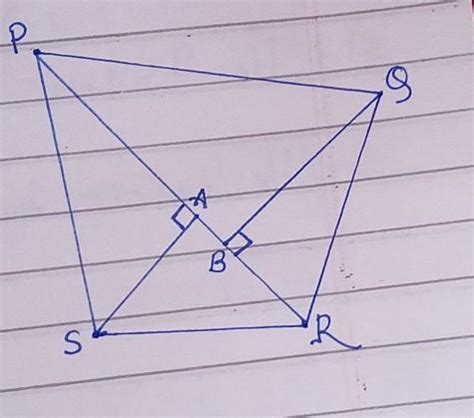 Find the area of PQRS if PR = 16.5 m, SA= 4.2 m, QB = 3.8 m. Also ...