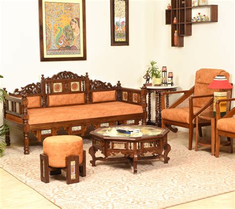 Handcrafted Home Décor Store | Buy Teak Wood Furniture Online in India ...