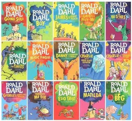 Roald Dahl 16 Books Collection Set (The BFG, Matilda, Esio Trot, George ...