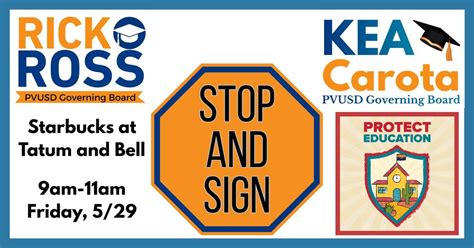Stop and Sign: Rick, Kea and Protect Ed, 16900 N Tatum Blvd, Phoenix ...