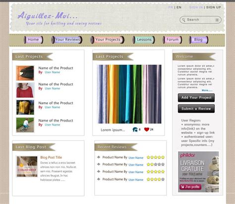 Design a Homepage Mockup for a Community website | Freelancer