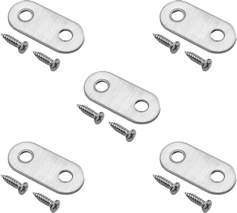 MroMax 10 PCS Flat Fixed Straight Bracket Repair | Ubuy India