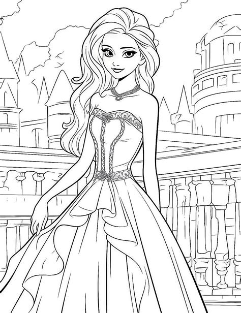 Barbie Free Coloring Pages Printable - prntbl.concejomunicipaldechinu ...