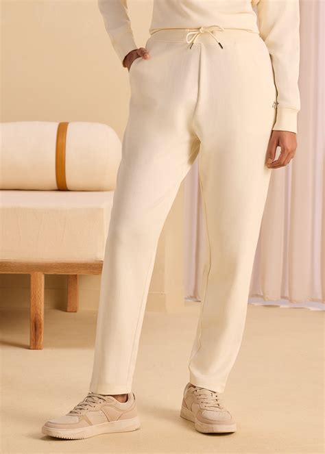 Elevated Rhinestone Tapered Pants in Oatmilk | Stylish Women's Bottoms ...