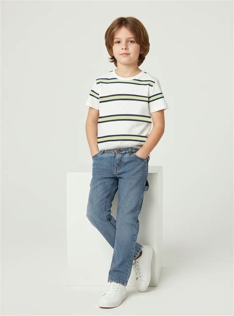 Buy Boys Washed Jeans Online at just Rs. 699.0 - 1000016069310 | Max ...