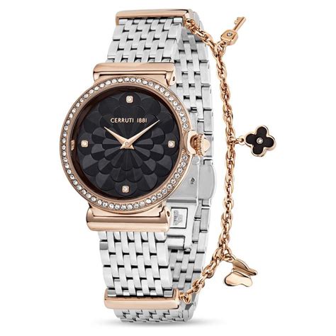 Buy Online Cerruti 1881 Quartz Analog Grey Dial Stainless Steel Strap ...