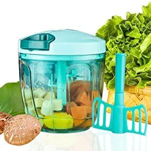Mayur aquatech Chopper 1000ML Handy and Compact Chopper, with 6 Blades ...