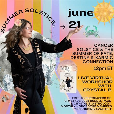 June 21: Live Virtual Astrology Event Celebrating the Solstice Plus a ...