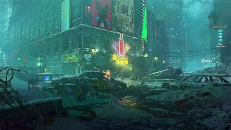 Видео обои Заброшенный город | 1920x1080 FullHD