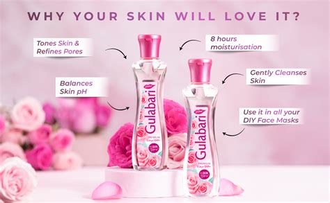 Dabur Gulabari Premium Rose Water/Face Toner - 400ml | No Paraben ...