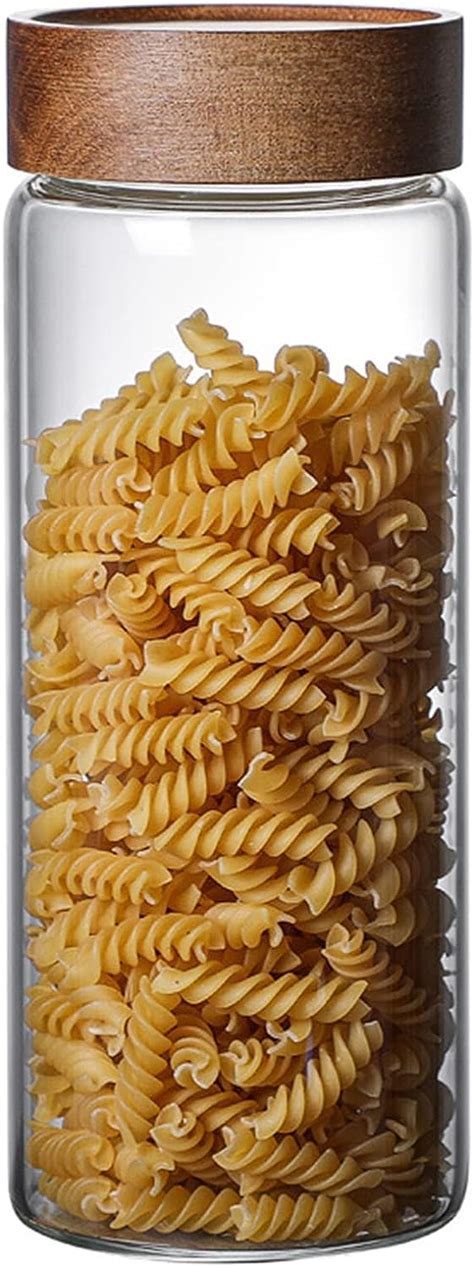 Buy Femora Borosilicate Glass Jar With Wooden Lid| Glass Jars For ...