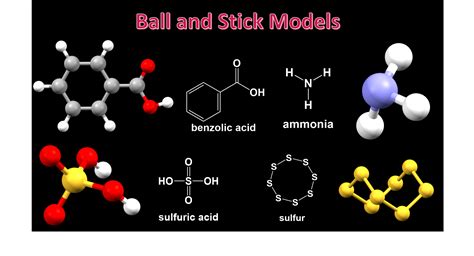 Molecular Models — Ball-and-Stick Model & Space-Filling Model - Expii
