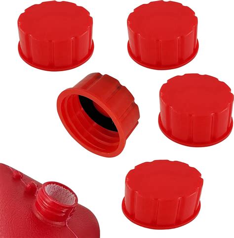 Amazon.com: Beeveer 12 Pcs 5 Gallon Gas Can Cap Replacement Coarse ...
