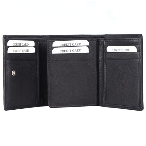 MENS LEATHER 3 FOLD RFID WALLET 54104 – SREELEATHERS
