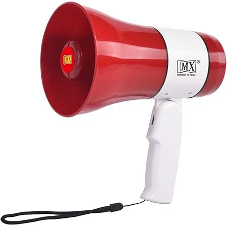 kh Megaphone Speaker Lightweight Bullhorn - Adjustable Volume Control ...