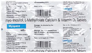 Myopace Tablet 10 - Uses, Side Effects, Dosage, Price | Truemeds