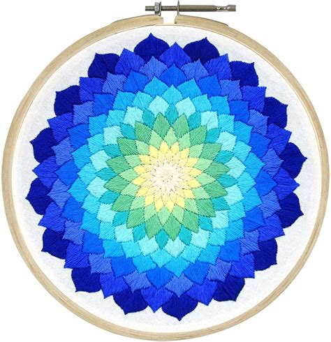 Embroiderymaterial DIY Embroidery Kit for Beginner, Adults & Kids with ...