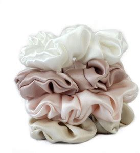 PANKSHRI ENTERPRISE Silk Satin Hair Ties Scrunchies Hair Elastic Hair ...
