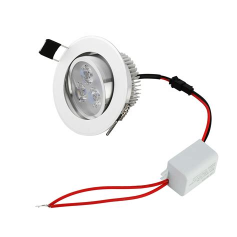Buy 3W Dimmable LED Recessed Ceiling Downlight Lamp Spotlight with ...