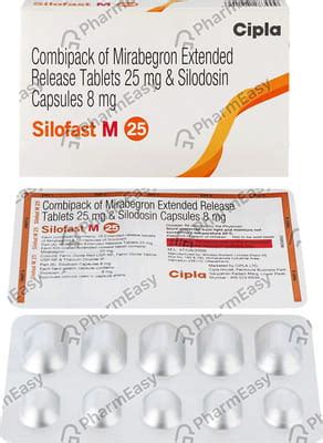 Silofast M 25mg Strip Of 20 Capsule And Tablet Combikit: Uses, Side ...