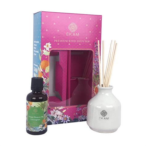 Orange Blossom & Lemongrass Reed Diffuser Gift Set – EKAM