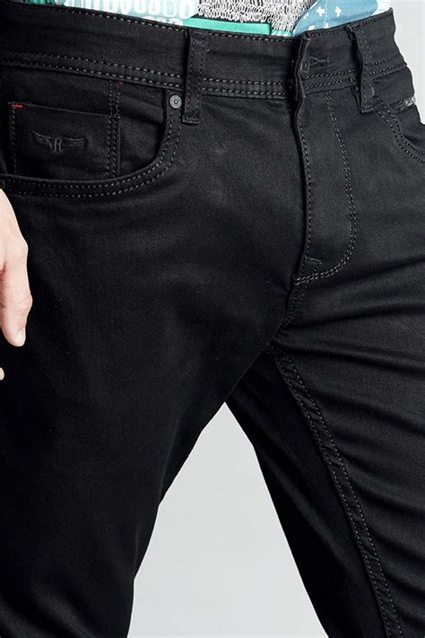 Black 5 Pocket Low-Rise Ankle Length Jeans – ROOKIES