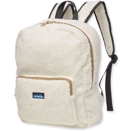 KAVU Pack Fleece Backpack Furry Sherpa Bag for School Kids and Travel ...
