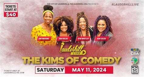 The Kims Of Comedy, Lauderhill Performing Arts Center, 11 May 2024 ...