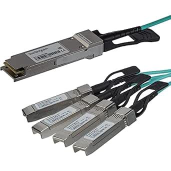 StarTech.com StarTech.com AOC Breakout Cable for Cisco QSFP-4X10G-AOC3M ...