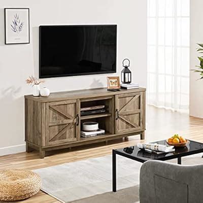 Buy Yaheetech TV Stand Farmhouse Modern Media Entertainment Center for ...