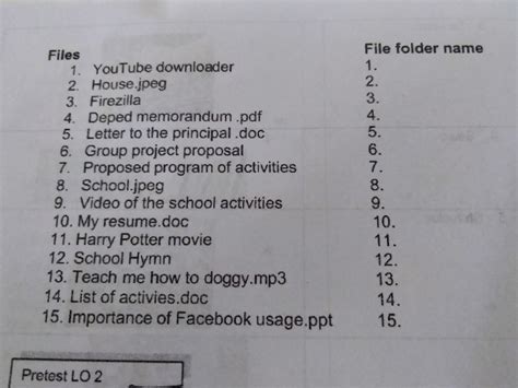 breaking File folder name Files 1. YouTube downloader 2. House.jpeg 3 ...
