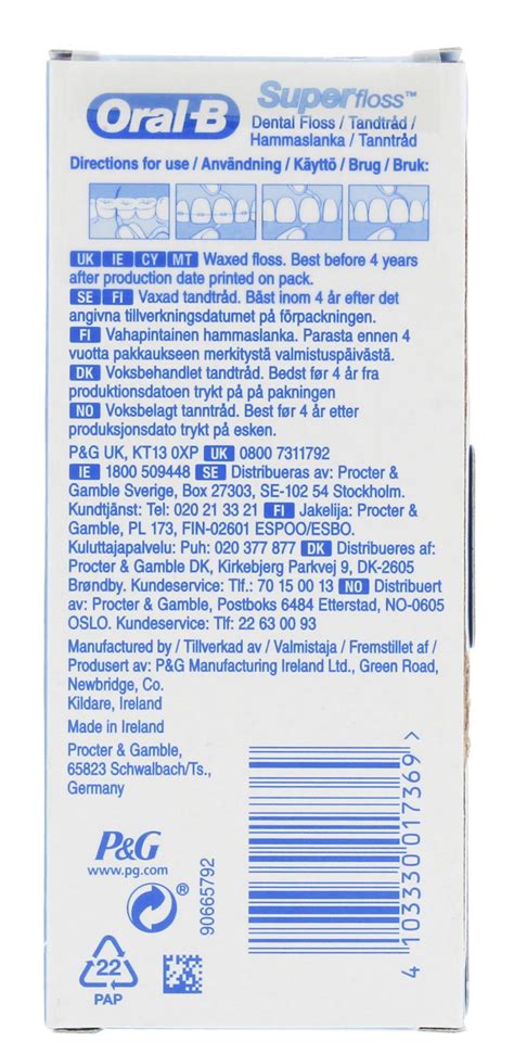 Oral B Superfloss Dental Floss 50m