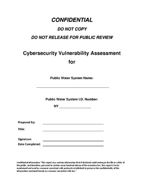 Cybersecurity checklist - Confidential Information “This report may ...
