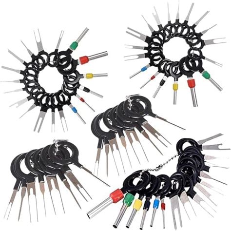 60 Pcs Terminal Removal Key Tool, Terminal Pins Puller Repair Removal ...