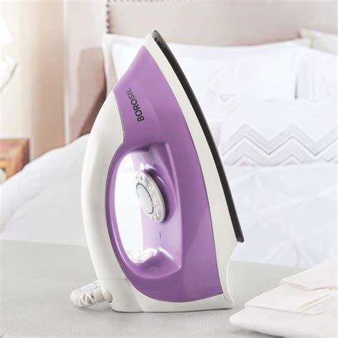 Borosil Dry Press 1000-Watt Iron, Purple – Sarathy Kitchenware