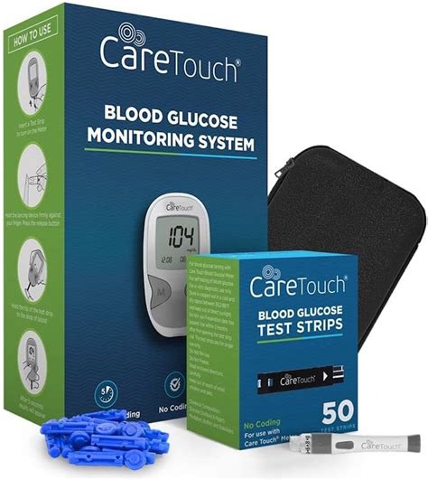 Care Touch Blood Glucose Monitor Kit - Diabetes India | Ubuy