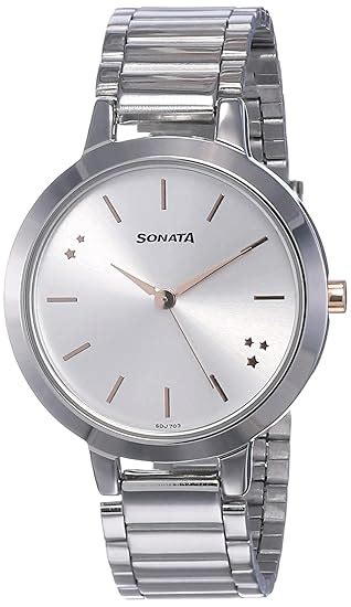Sonata Play Analog Silver Dial Women's Watch 8141KM02/NN8141KM02 ...