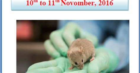Training Program on Handling of laboratory animals and ethics | 10-11 ...