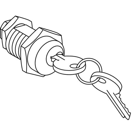41940-A - keylocks, locking for rotary handle, Ronis 1351B.500 ...