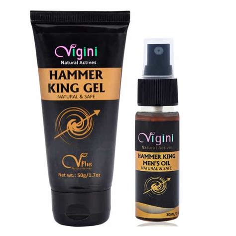 Buy VIGINI HAMMER KING MEN SEXUAL LUBRICANT MASSAGE CREAM + PENIS ...