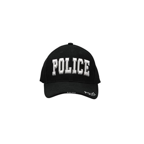 Buy Mens Baseball Cap - Police Deluxe Low Profile, Black by Rothco at ...
