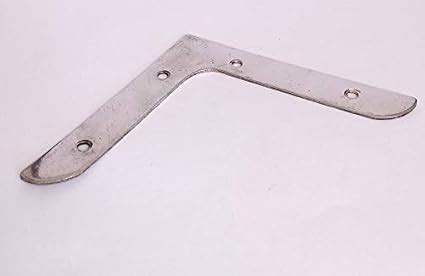 Metal Corner L Type Flat Angle Brackets Plate Connector (8 Pcs) 10 x 10 ...